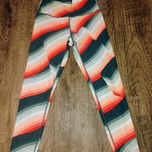 Calvin Klein Multicolor Striped Leggings